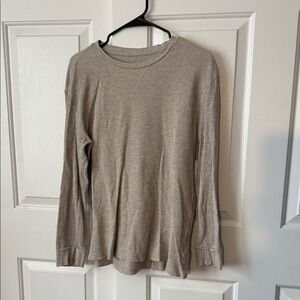 Jachs Men's Long Sleeve Tee - Light Brown